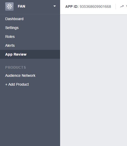Facebook Audience Network (FAN) Dashboard