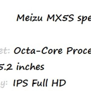 Meizu MX5S Price Specification Nigeria China US UK India UAE Saudi Arabia