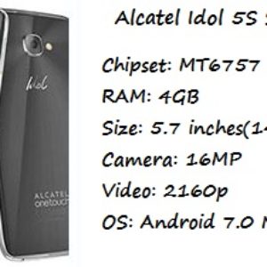 Alcatel Idol 5S Price in Nigeria China India Pakistan US UK Saudi Arabia Italy Belgium