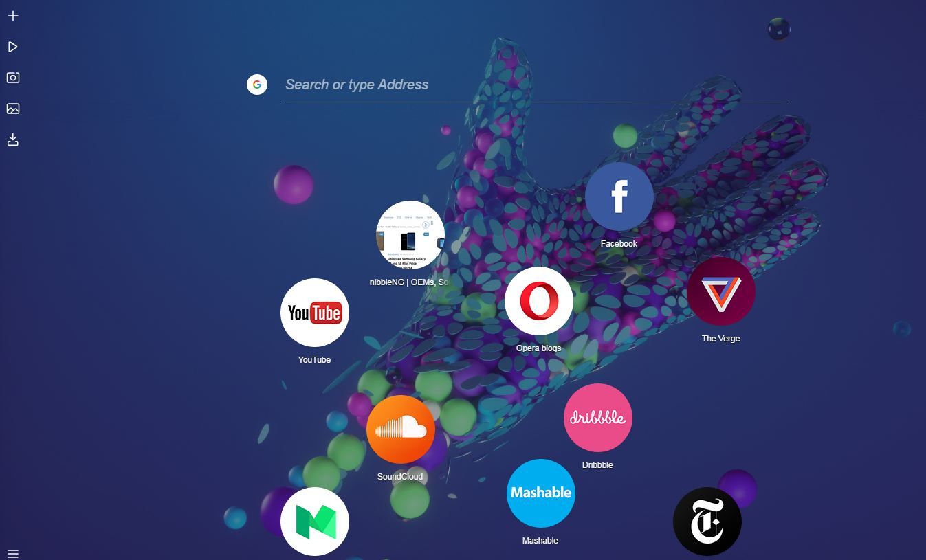 Download Opera Neon Concept Browser with Whatsapp Support