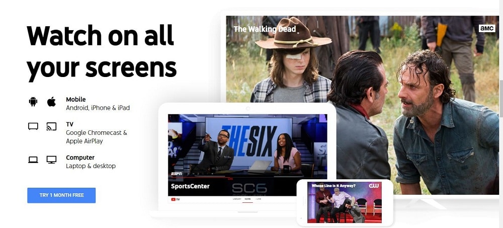 YouTube TV Locations in US Watch Live Broadcast of Popular Cable Networks