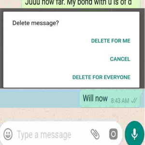 How to Delete unsend Whatsapp Messages Android, iPhone, Windows